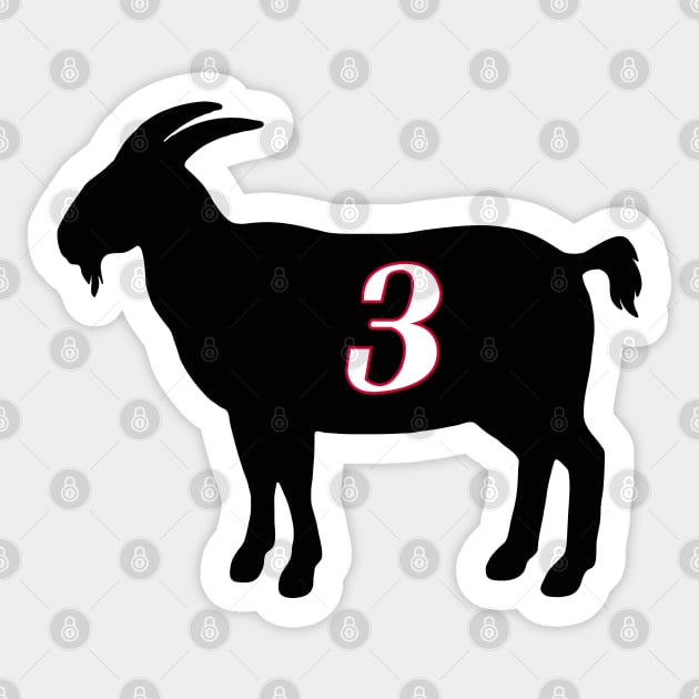 Allen Iverson Philadelphia Goat Qiangy Sticker by qiangdade